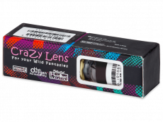 ColourVUE Crazy Lens - BlackOut - brez dioptrije (2 leči)