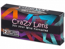 ColourVUE Crazy Lens - BlackOut - brez dioptrije (2 leči)