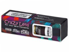 ColourVUE Crazy Lens - Orange Werewolf - brez dioptrije (2 leči)