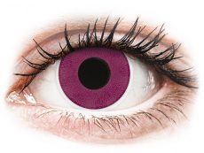 ColourVUE Crazy Lens - Purple - brez dioptrije (2 leči)