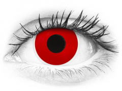 ColourVUE Crazy Lens - Red Devil - brez dioptrije (2 leči)