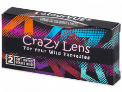 ColourVUE Crazy Lens - Sky Blue - brez dioptrije (2 leči)