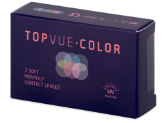 TopVue Color - Brown - z dioptrijo (2 leči)