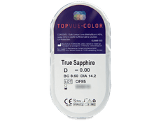 TopVue Color - True Sapphire - brez dioptrije (2 leči)