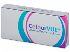 ColourVUE Glamour Aqua - brez dioptrije (2 leči)
