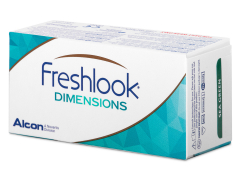FreshLook Dimensions Carribean Aqua - brez dioptrije (2 leči)