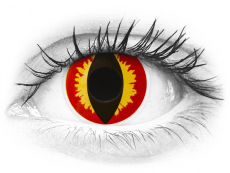 ColourVUE Crazy Lens - Dragon Eyes - dnevne leče brez dioptrije (2 leči)