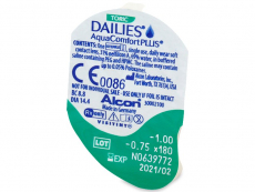 Dailies AquaComfort Plus Toric (30 leč)