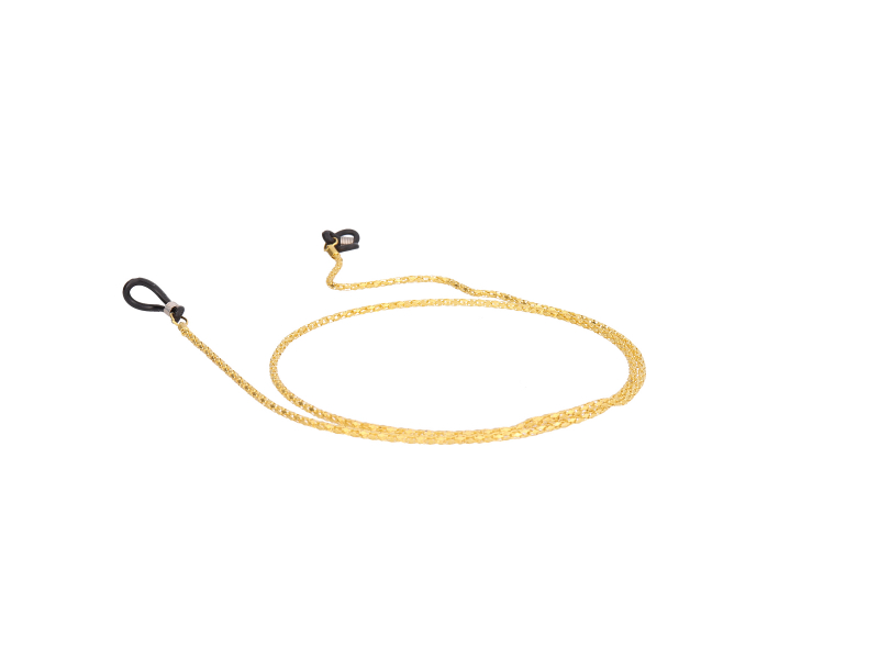 Vrvica za očala - kovinska zlata BC15 