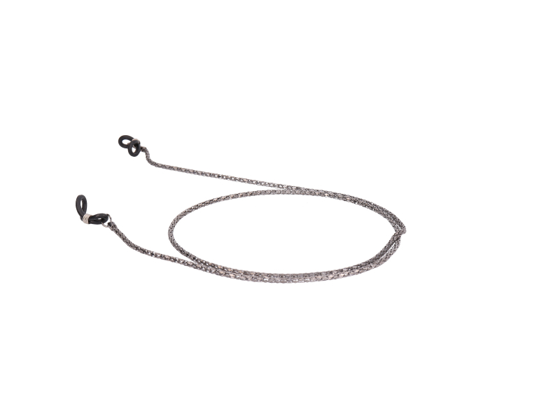 Vrvica za očala - kovinska siva BC15 