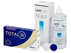 TOTAL30 Multifocal (3 leče) + tekočina Laim-Care 400 ml