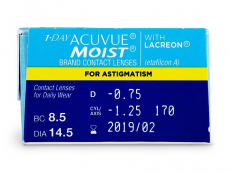 1 Day Acuvue Moist for Astigmatism (30 leč)